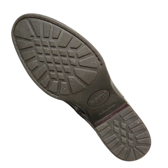 Born Brown Cort Crackled Leather Knee High Riding Boots Sz 6 - Picture 10 of 13